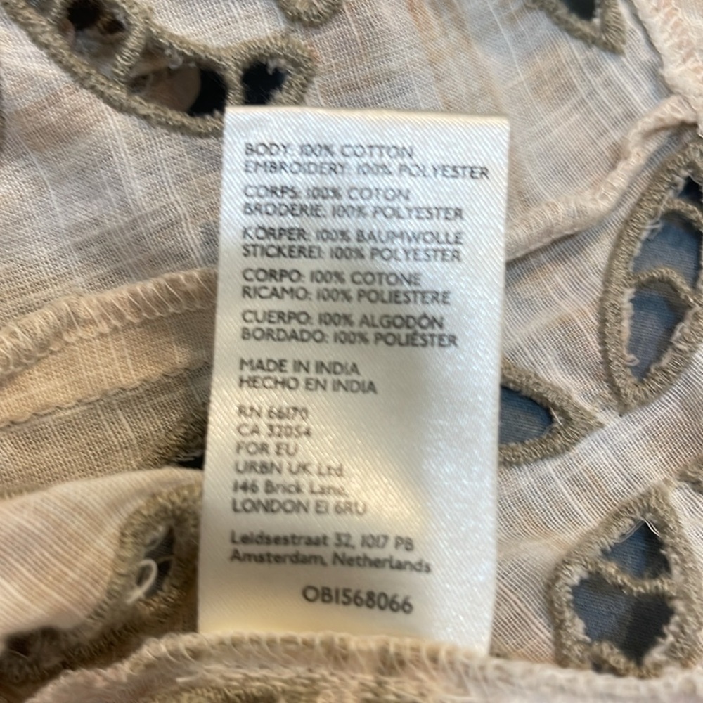 Free People - We the Free embroidered layer cut out - size XS - Picture 5 of 5